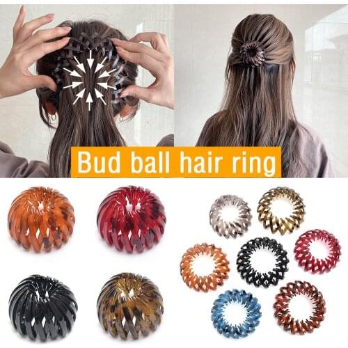 Ponytail Hairpin Curling Iron Fashion Womens Bird Expanding Crystal Tail Hair Clip Tool Accessorie Decoration Acrylic Wholesale