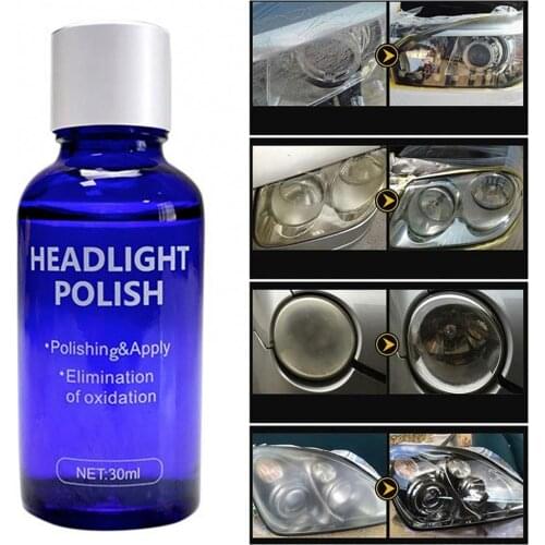 60% Hot Sale 30ml Car Headlight Scratch Remover Cleaner Renewer Polish Restoration Liquid Car Cleaning And Maintenance Tools