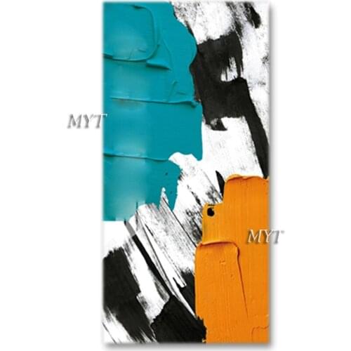 100% Hand-painted Abstract Heavily Texture Simple Oil Painting Unframed Wall Decor Artwork Wall Pictures Paintings Pieces Art