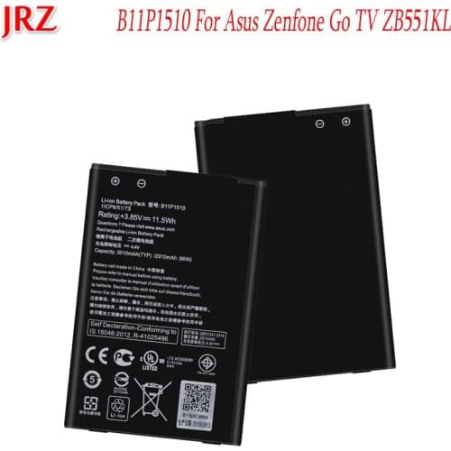 3010mAh B11P1510 For Asus Zenfone Go TV ZB551KL X013DB Battery Batterij Mobile Phone High Quality Replacement Batteria AUCC