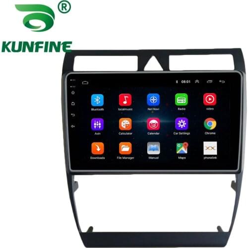 Car Radio For Audi A6 2004 Android 10.0 Octa Core Car DVD GPS Navigation Player Deckless Car Stereo Headunit