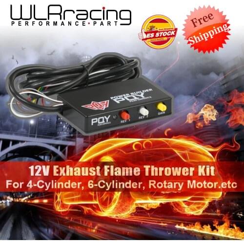 FREE SHIPPING - Performance Fire Breathing Exhaust Anti-Lag REV Limiter Launch Control Chip Drift Flame Thrower Controller Kit