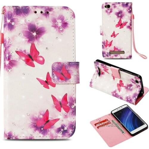 For Xiaomi Redmi 4A Bumper Case Leather Style Cover Silicone Rubber ShockProof Back Shell 3D Leather PU Phone Protector Case