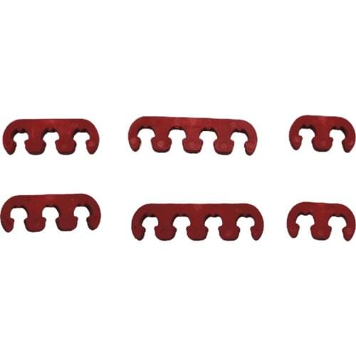 FOR CHEVY For FORD 6PCS SPARK PLUG WIRE CORD SEPARATORS 2-WIRE/3-WIRE/4-WIRE