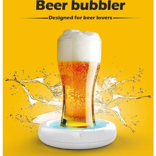 Home Lager Beer Foamer Surger Unit Sonic Beer Foamer Perfect Head Frother NEW for Gift Home Lager Beer Foamer