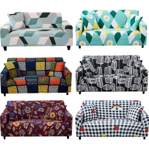 Sofa Cover Elasticity Non-slip Couch Slipcover Sofa Cover for Living Room Universal Spandex Case for Stretch 1/2/3/4 Seater