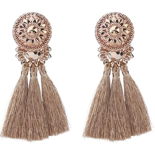 Classic Fashion Long Tassel Dangle Earrings for Women Fringe Drop Earring Brincos Female Hot Sale Statement Party ZA Jewelry