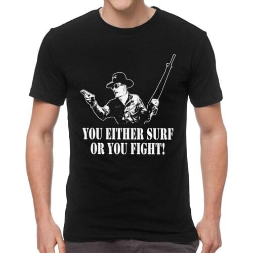 Cool Apocalypse Now T-shirt Men Graphic T Shirt Short Sleeve Cotton Charlie Don't Surf Tshirt Cool Tee Tops