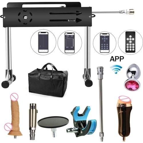 FREDORCH New Sex Machine, App Control 120W Turbo Gear Power Love machine with Dildo for adults Masturbation,1-15cm strocke sex