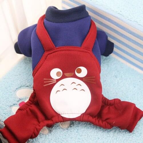 Dog Clothes Small Dogs Jumpsuits Winter Warm Pet Dog Jacket Coat Puppy Christmas Clothing Hoodies For Small Medium Dog Chihuahua