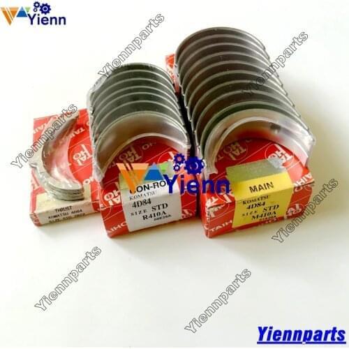 For Yanmar 4TNV88 4TNE88 4D88 Crankshaft Bearing Conrod Bearing Thrust Washer For Excavator Forklift Engine Repair Parts