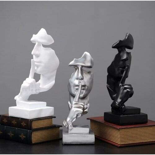 Nordic Resin Figurines Living Room Office Desktop Ornament Creative Crafts Sculpture Statue For Home Decoration