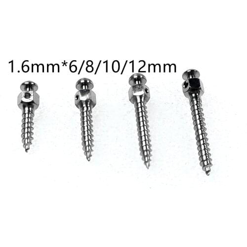 Dental Orthodontic Self-Drilling TC4 Titanium Alloy Micro Mini Screws and Screwdrivers φ1.6mm