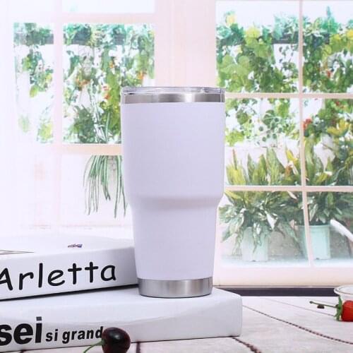 Custom insulated mug travel mug stainless steel car ICE Mug Double Wall Vacuum Coffee Mug with LID 30OZ