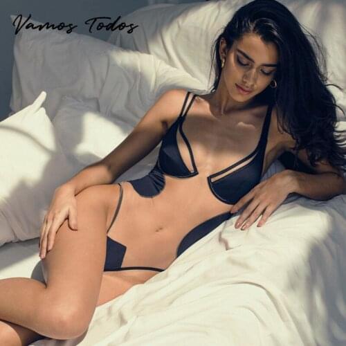 Vamos Todos 2021 Summer Slim Color Matching Sexy Bodysuit For Women See Through Spaghetti Strap Bottoming Elegant Women Clothing