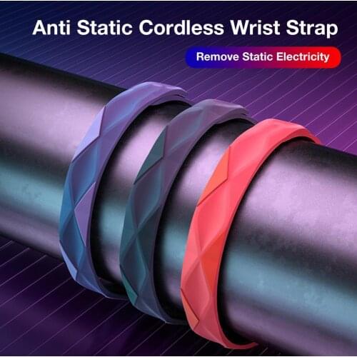 1Pcs Adjustable Anti Static Cordless Bracelet Electrostatic ESD Discharge Cable Band Wrist Strap Random Color