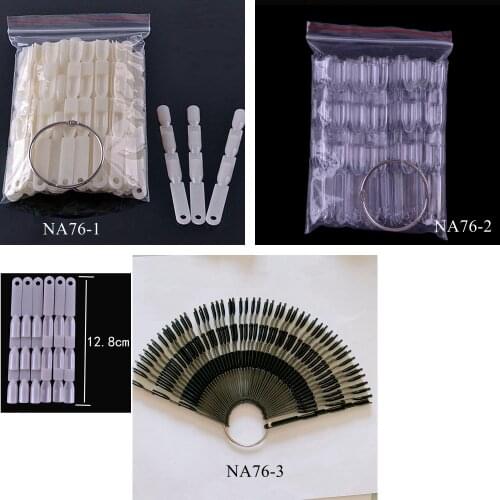 2bags 100sticks Nail Art 3tips/stick Tip Display 3 colors nail art Display Tip NA76