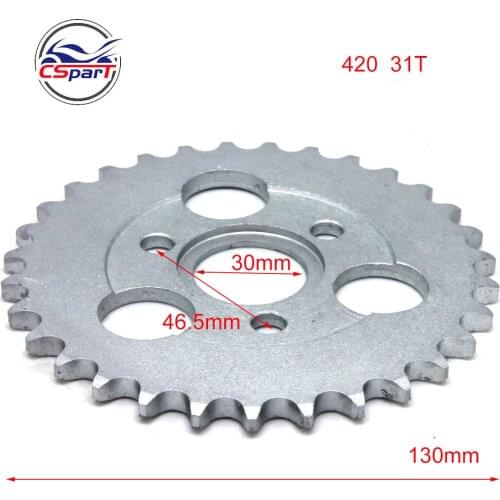 31 Tooth 420 30MM Sprocket For Honda Monkey Dax Z50A Z50 Z50R Z50J M RS20