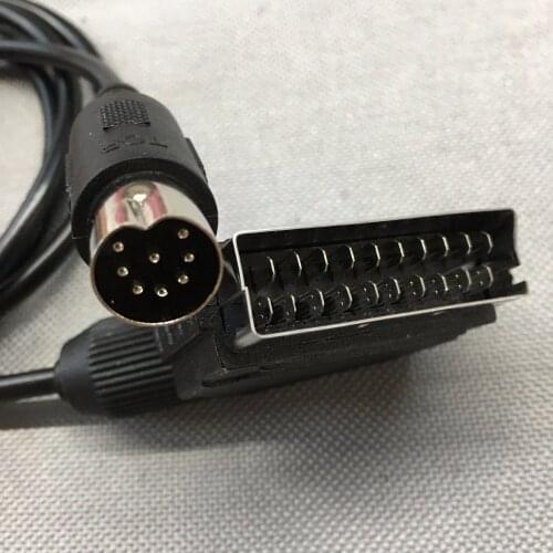 BUKIM 1.8M RGB EURO SCART CABLE FOR SEGA GENESIS 1(V-PIN)