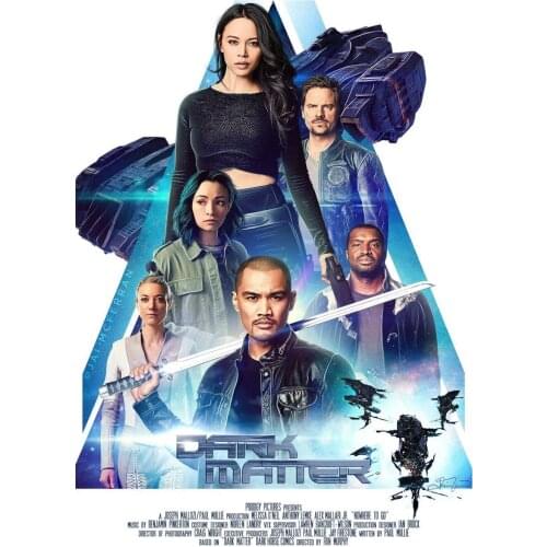 Dark Matter Bad Guys Have Way More Fun Sci-Fi Decorative Poster Wall Canvas Sticker Home Decor