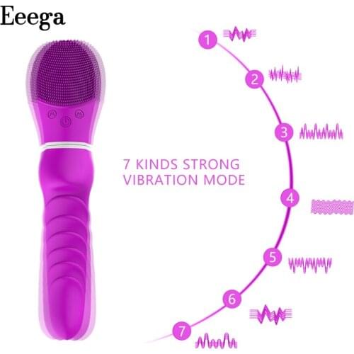 G Spot Vagina Vibrator For Women Clitoris Female Vibration Clean Instrument Female Masturbation Double Vibration Massager Toy