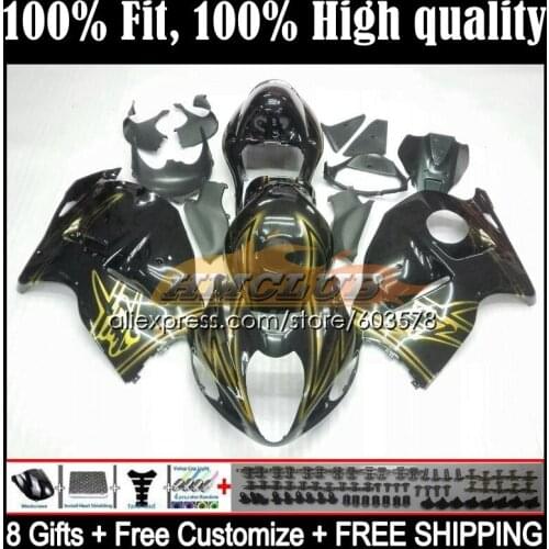 Injection For SUZUKI GSXR1300 Hayabusa 2008 2009 2010 2011 2012 2013 21CL.122 GSXR 1300 CC 14 15 16 17 18 19 Fairing black camel