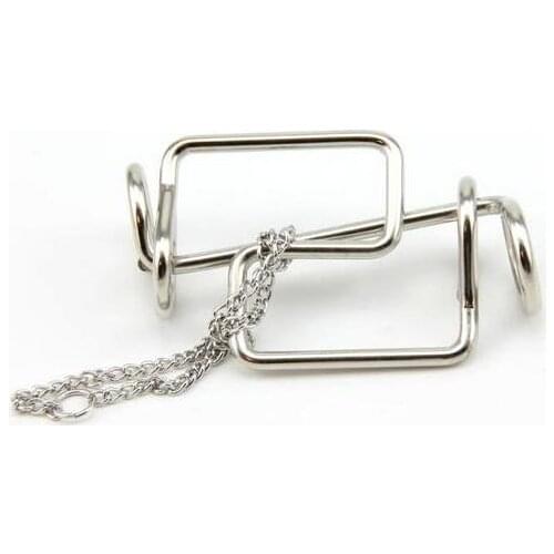 IQ Metal Wire String Brain Teaser Puzzle Game for Adults Children