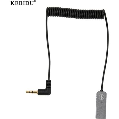 Kebidu Bluetooth 5.0 Adapter USB Bluetooth Receiver For Car Speaker headphon 3.5mm Jack Aux Wireless Audio Music Adapter