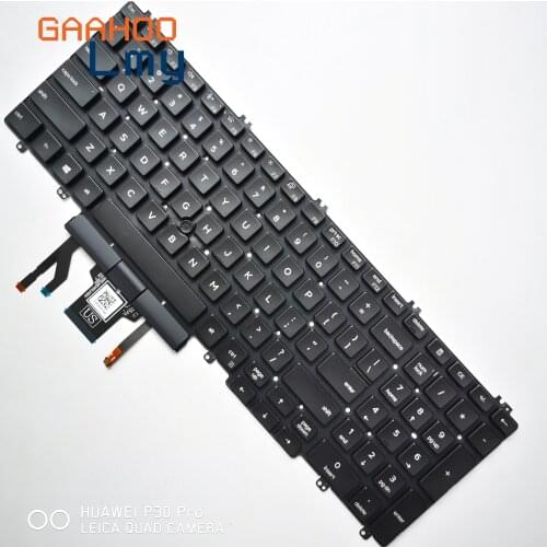 Brand new original US backlit keyboard for DELL LATITUDE 3500 5500 5501 Precision 3540 3541 15'' laptop with trackpoint