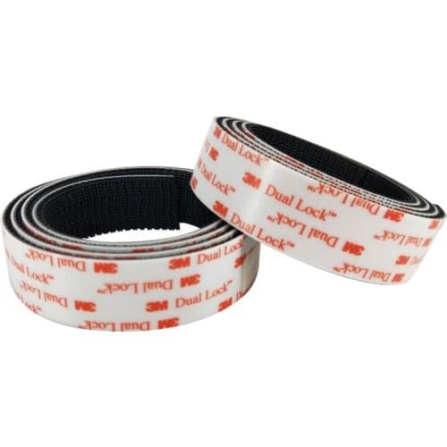 3M Dual Lock SJ3550 Black Type Mushroom Adhesive Fastener Tape 1In Width 1M Length