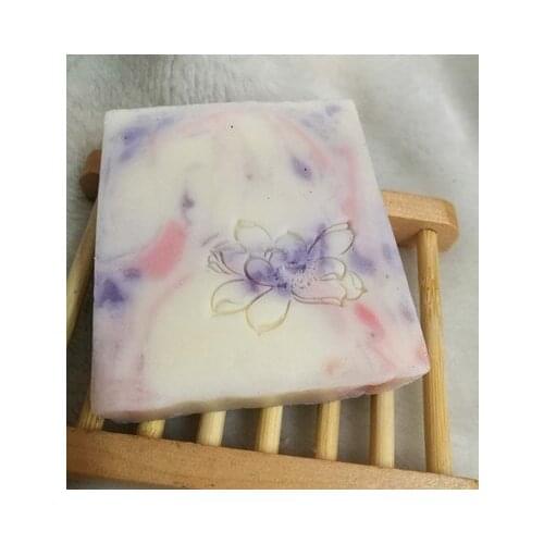 Lotus handmade soap standard Mini soap diy stamp seal chaprter 3*4cm