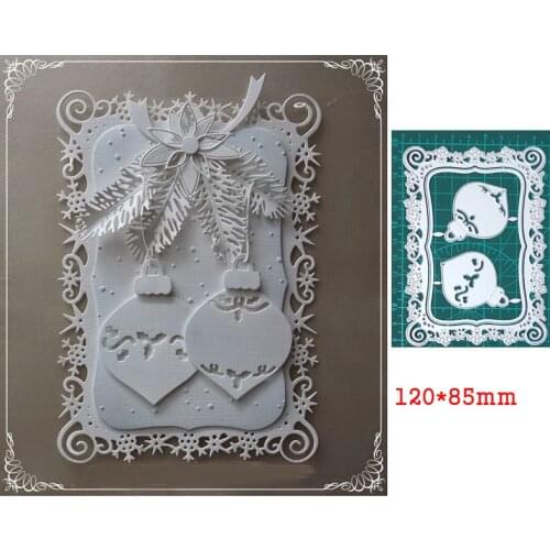 Metal Cutting Dies Etch Lace Frame New Crafts Christmas Die Stencil For DIY Scrapbooking Paper Cards Embossing Die mold template