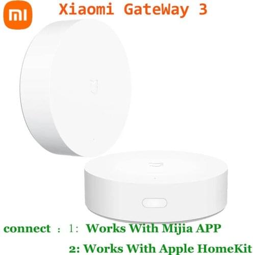 Xiaomi Smart Home Multi-function Gate way 3 functional GateWay 3 Alarm System Socket (zigbee) Temperature Door Sensor Phone APP