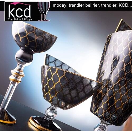 Kcd 6 Pieces Hall Set Console Set (EMERALD GOLD)