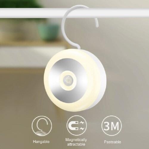 Wall-mounted night wall lamp intelligent light control LED night lamp suspensible hook magnetic night lamp household gift