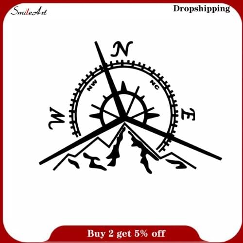NEW Compass Wall Sticker Removable Wall Stickers Diy Wallpaper vinyl Stickers Wall Decal Home Accessories