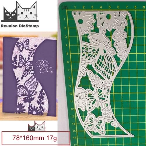 Butterfly Openwork Lace Metal Cutting Dies Decorative Scrapbooking Steel Craft Die Cut Embossing Paper Cards Stencils 2021