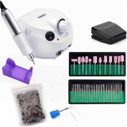 32W Professional Electric Manicure Kit 35000RPM For Nail Polish Removal Machine Polishing Equipment Aand Accessories Nail Tools