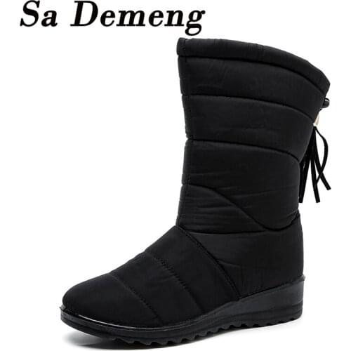Женские сапоги Sa Demeng China At AliExpress