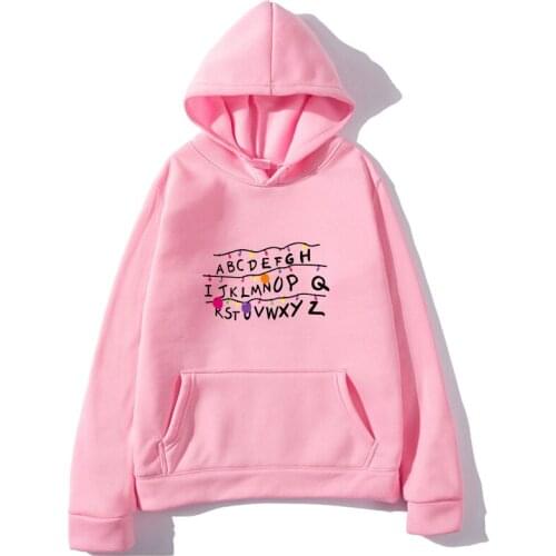 Black White Letter Print Hoodies Sweatshirt Spring Autumn Men Women Fashion Hip Hop Pullover Casual Tracksuit Male Sportswear