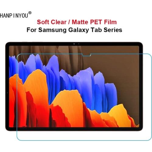 For Samsung Galaxy Tab S7 11" Front Slim Soft Clear / Matte No Fingerprint Screen Protector Film For Samsung Galaxy Tab S7 Plus