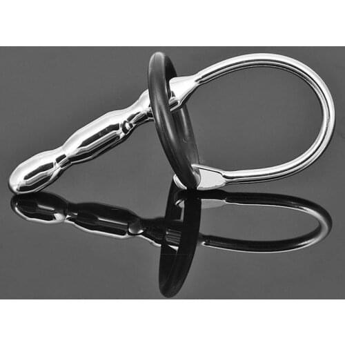 Cock Ring Urethral Dilator Sound Penis Plugs Uretral Stimulator Penis Insert Sounding Rod Bdsm Sex Toys For Men Urethra Plug