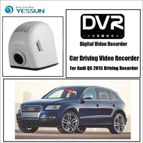 YESSUN for Audi Q5 B8 8R SQ5 TDI 2008~2016 Car DVR Wifi Video Recorder Dash Cam Camera Night Vision Control Phone APP 1080P