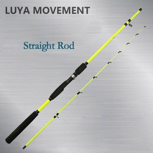 1.6m 1.8m 2.1m 2.4m Hard 2 Section Fishing Rod Lure Rod Fishing Pole Telescopic Casting Spinning Fishing Rod