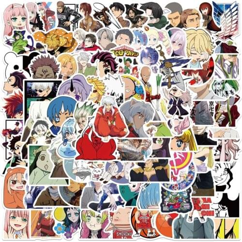 10/30/50PCS/Anime Character Collection Laptop Guitar Motorcycle Luggage Skateboard Bike Waterproof Sticker Wholesale
