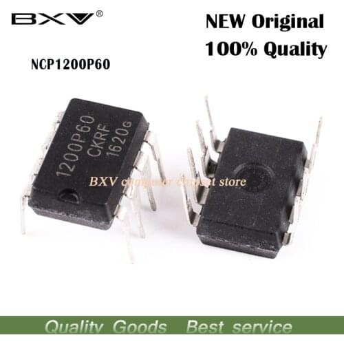 10PCS NCP1200P60 DIP-8 1200P60 DIP8 NCP1200P60G DIP new and original ic