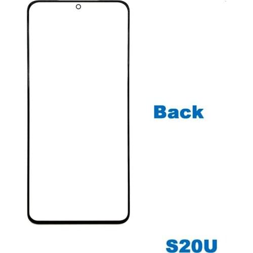 2PCS For Samsung Galaxy S20 Utral G988 Screen Touch Panel LCD Display Outer Glass Lens over Repair Replace Parts Front Cover