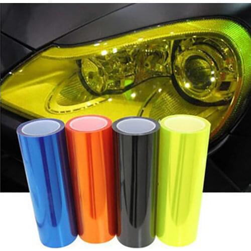 30*60 Cm 3-layer Bright Car Light Color Changing Film for Headlights, Taillights, Fog Lights, Transparent Film, Car Decoration