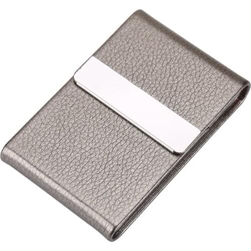 Smoking Accessories Cigarette Case 1 PC Cigar Storage Box Stainless Steel Multifunction Card Cases PU Tobacco Holder