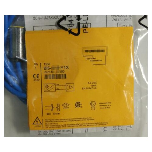 Free Shipping 2pcs/LOT New explosionproof proximity Bi1.5-EG08K-Y1 intrinsically safe 8.2V metal M8 waterproof sensor switch